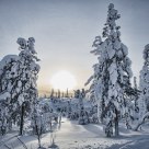 Sunset in Lapland